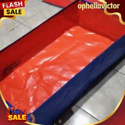 New Sale TERPAL KOLAM IKAN A5 1x0,50x0,25/ kolam kotak/Terpal ikan/Terpal kolam mini/Terpal ikan cup