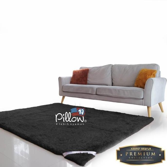 Karpet Bulu Rasfur Ukuran Premium Tebal Bulu Anti Rontok Karpet Lantai Cantik Warna Warni Karpet Bul