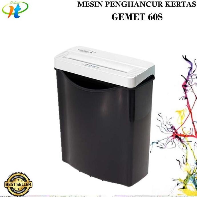 TERBARU - GEMET 60S/Paper Shredder/mesin Penghacur Kertas GEMET 60A