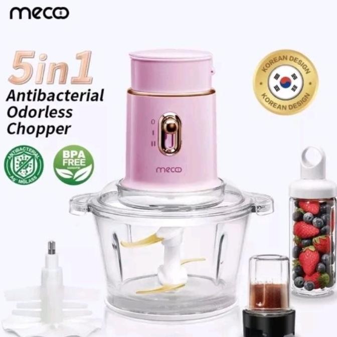 Mecoo Chopper Mecoo Most Aesthetic 5 in 1 Antibacterial Odorless Chopp