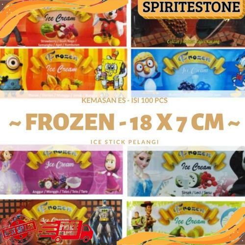 Paling Murah Kemasan Es Krim Sti, Bungkus Es Krim Stik, Plastik Es Krim Stik TAYO