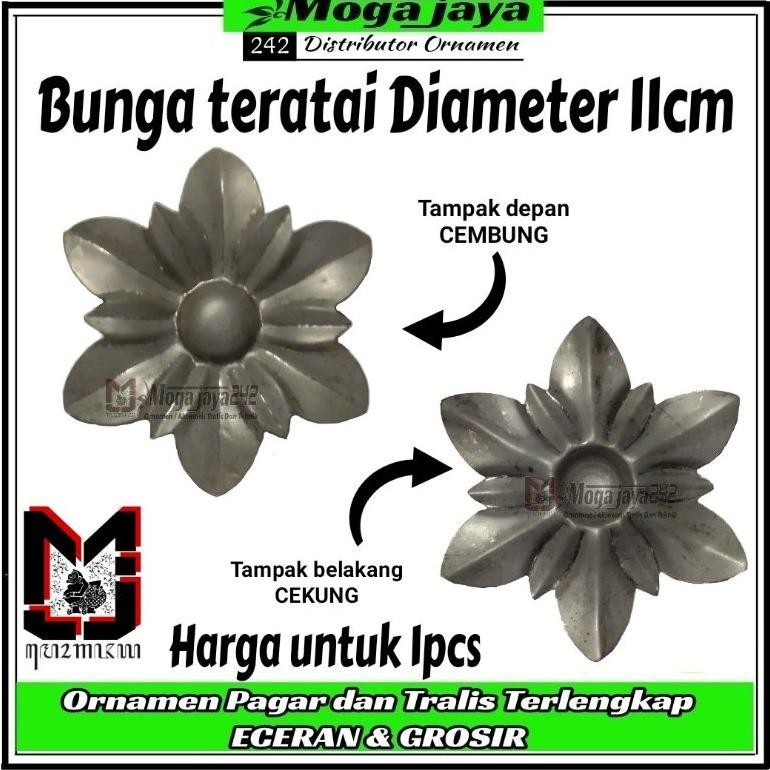 Promo Cod Bunga Teratai Besi Plat Hiasan Tralis Pintu Pagar ....