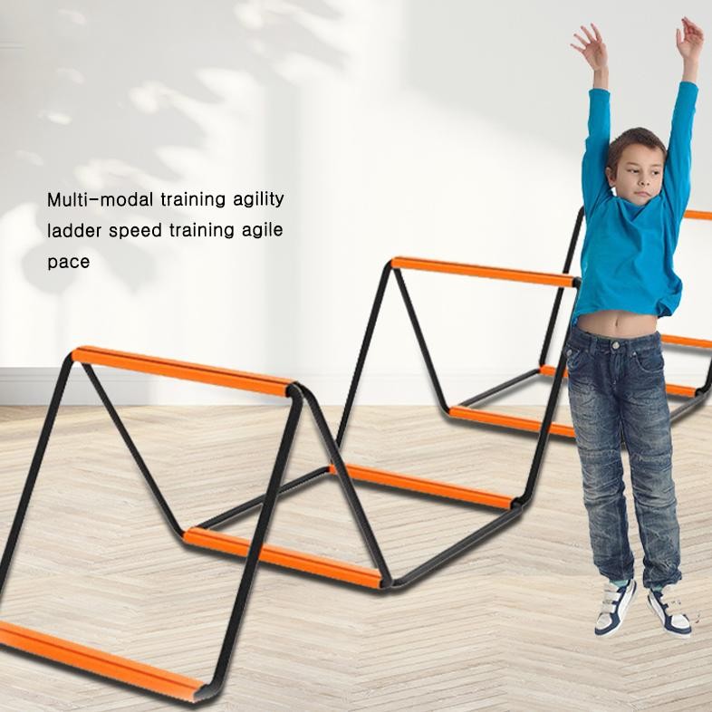 Agility Ladder 8 Knots 3,2 Meter Dapat Dilipat Agility Speed Ladder Untuk Latihan Kecepatan Sepakbol