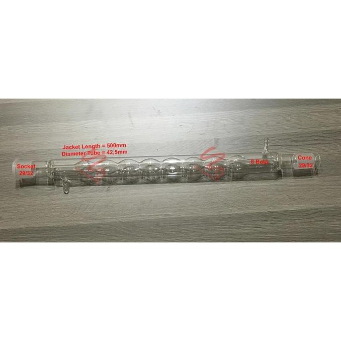 Promo Kondensor Bola 40Cm. NS 29/32 | Bulb Condensor | Reflux COD