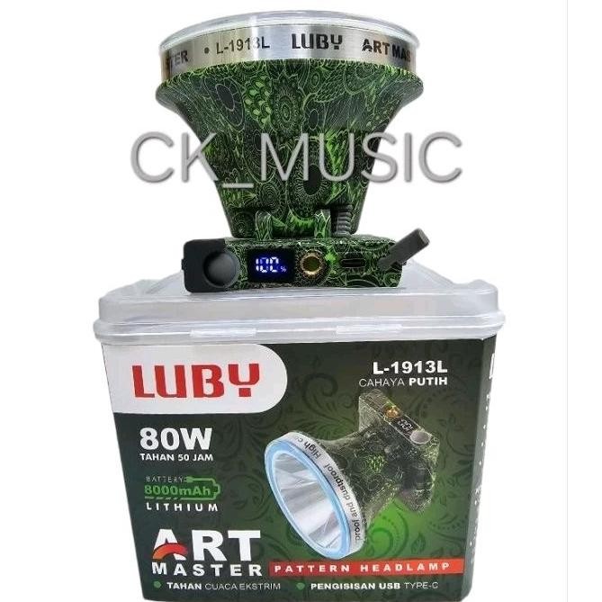 SENTER KEPALA LUBY L1913 80W ,SENTER HEAD LUBY 80WATT L 1913 ,HEAD LIGHT LUBY 1913 80W ,SENTER LUBY 