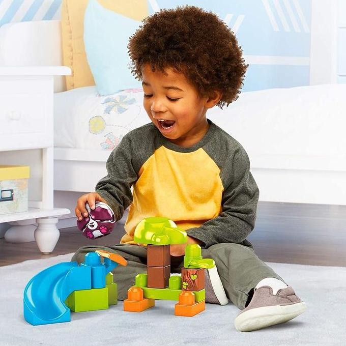 Mega Bloks Peek A Blocks Penguin Panda Launch and Slide