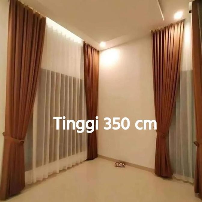 GORDEN BLACKOUT IMPORT tinggi 350 cm Hordeng jendela mewah