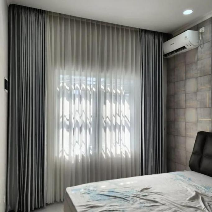 Gorden Jendela Blackout Custom Polos Import Mewah Elegan Gorden Hotel