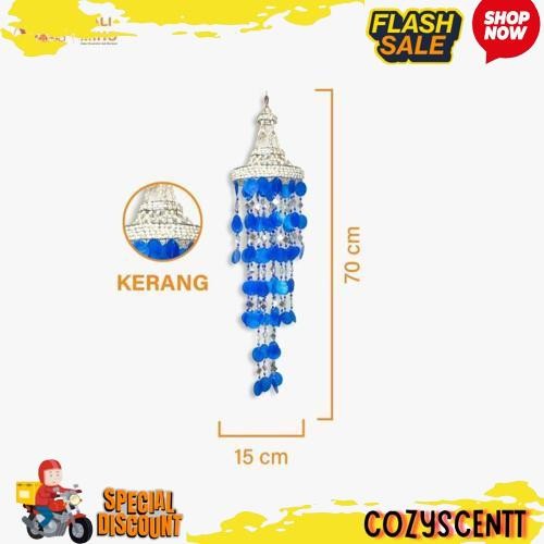 Ready Stock Lonceng Angin Kerang - Wind Chime - Kerang Gantungan - Kerang Kap Lampu - Kerang Dekoras