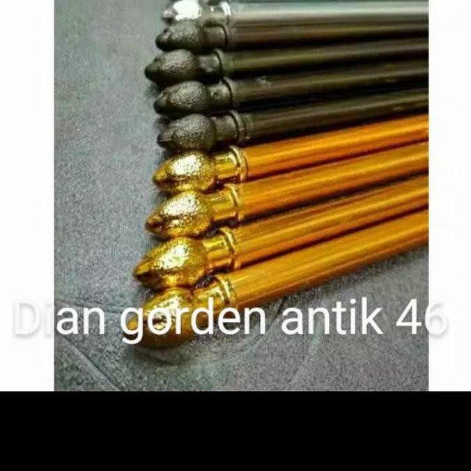 besi gorden full set tiang gorden pipa korden batang horden stik tirai