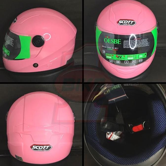 Helm Full Face Anak Scott/ helm full face anak anak cowok/ Helm Junior