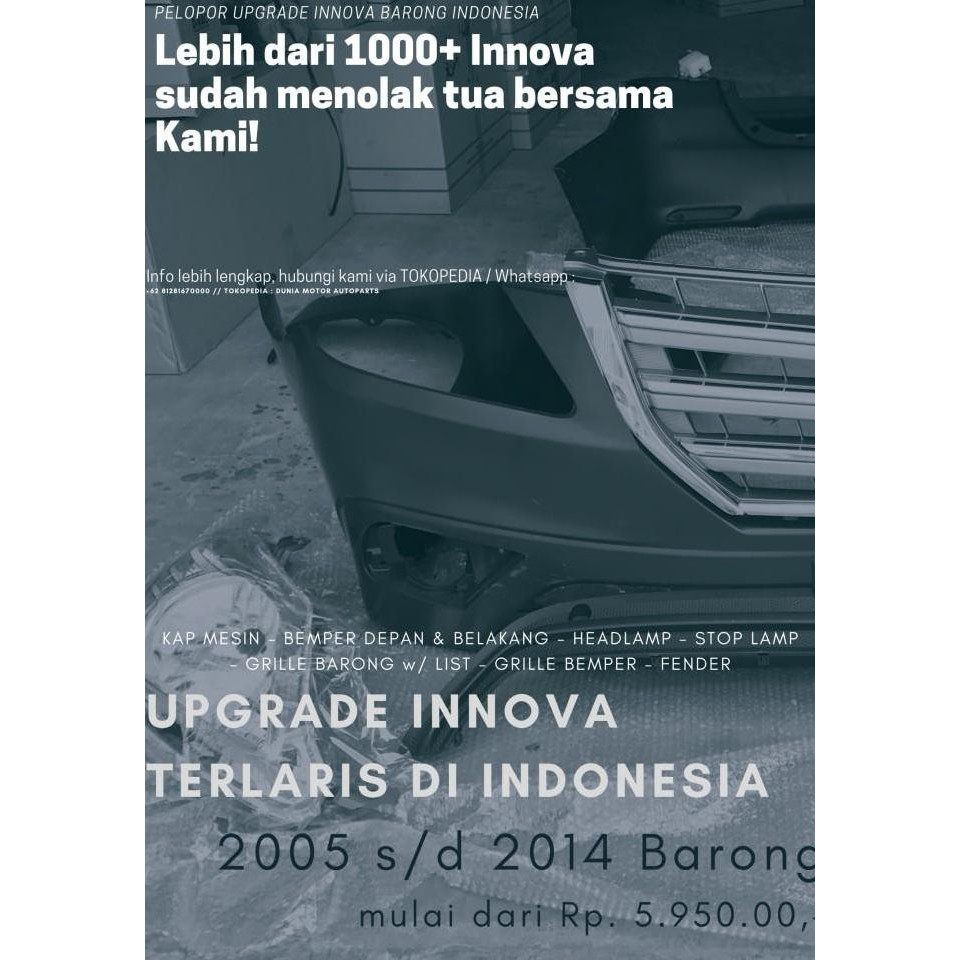 PAKET UPGRADE INNOVA 2013