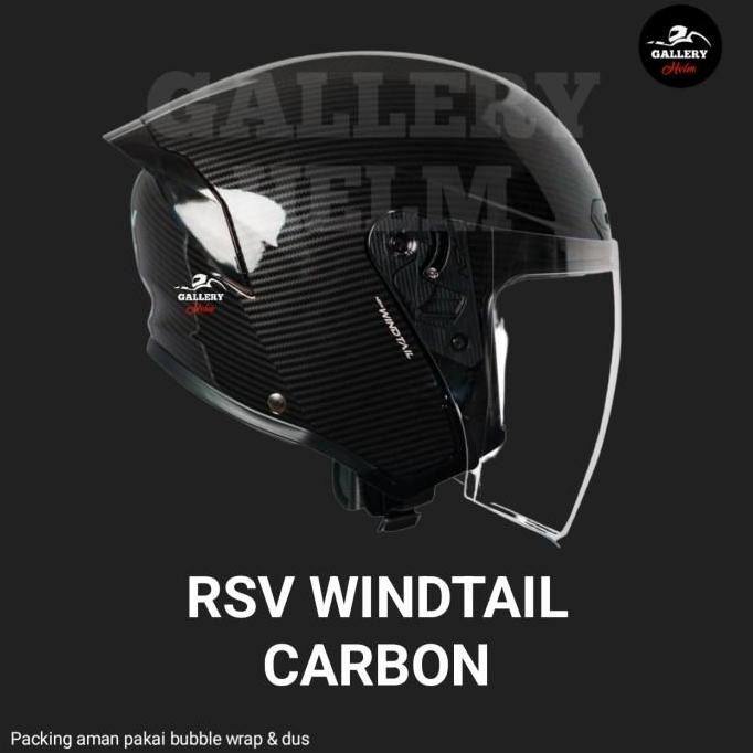 RSV WINDTAIL CARBON | HELM RSV NEW HALF FACE