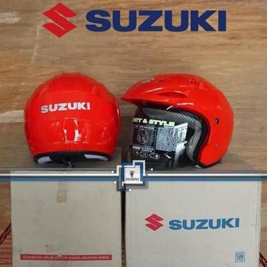 HELM SUZUKI ORIGINAL SNI | HALF FACE ORI STANDAR PABRIK KONDISI BARU