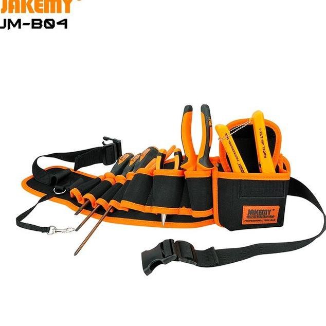 Jakemy Tas Pinggang Leather Tool Storage Bag With Strap Jmb04