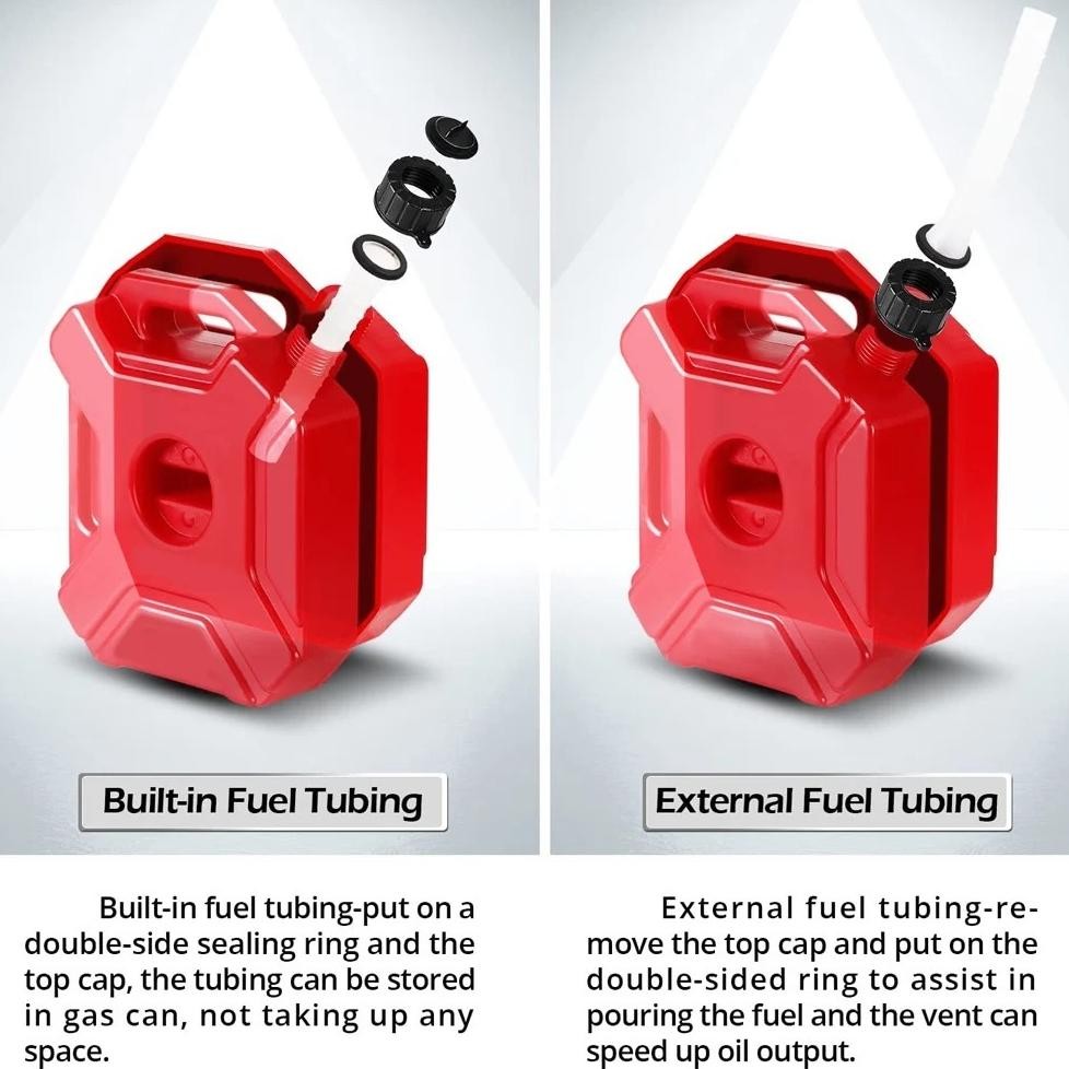 jerigen 3 liter 5 liter motor touring adventure jerry can platic tebal Aksesoris motor