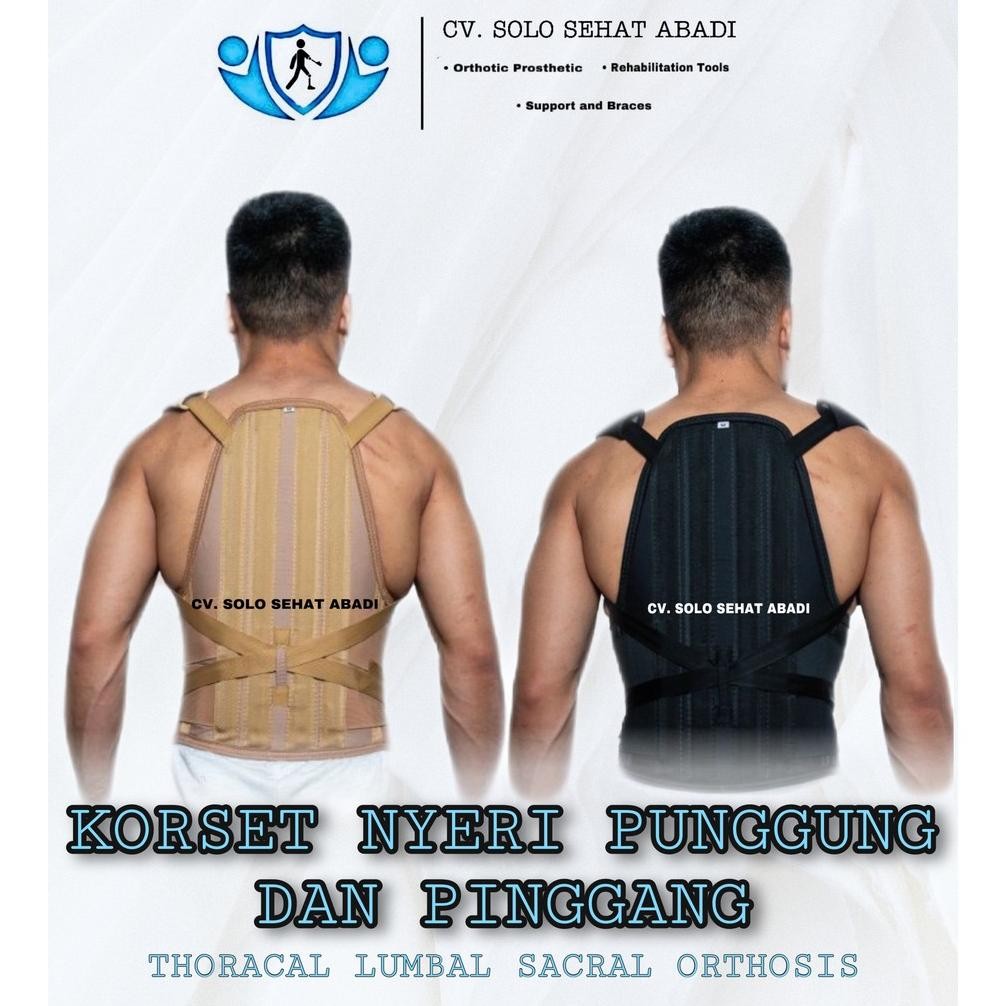 Korset TLSO / Korset Kesehatan / Korset Sakit Punggung / Korset Syaraf Kejepit / Korset Punggung Bod