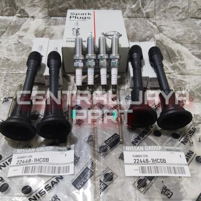 Selongsong Coil+Busi Iridium Grand Livina 1.5 Cc Set 8Pc Original Baru