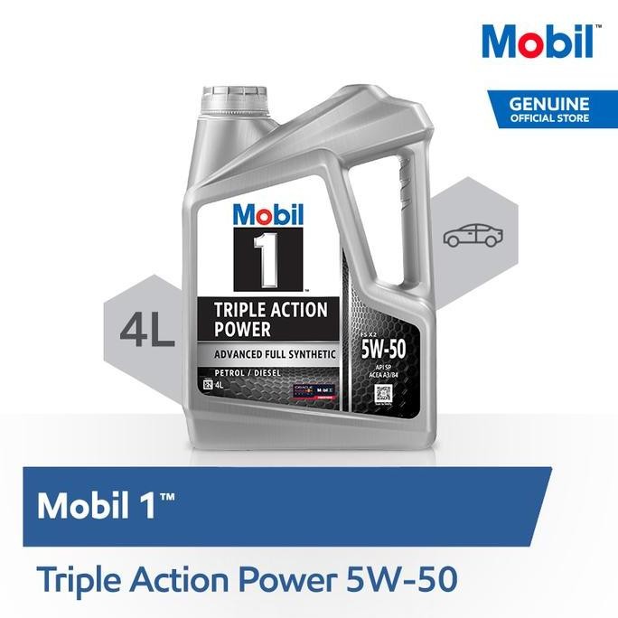 Oli Mesin - Mobil 1 5W-50 (4 liter)