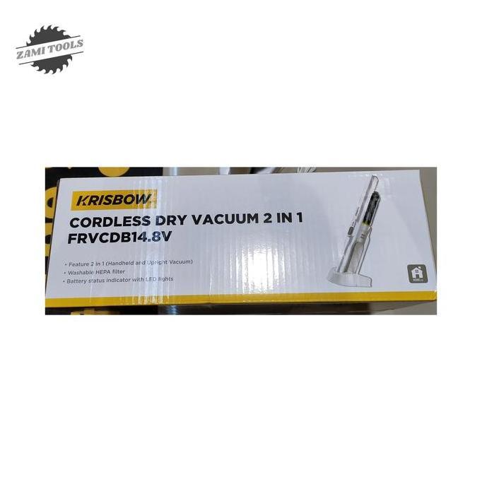 Krisbow Vacuum Cleaner Portable 2 In 1 Lantai Dan Handy Dengan Daya Hisap Tinggi - Tanpa Kabel