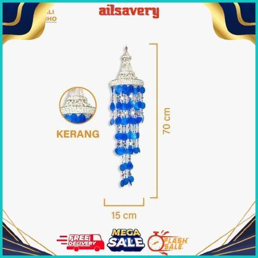 GROSIR Lonceng Angin Kerang - Wind Chime - Kerang Gantungan - Kerang Kap Lampu - Kerang Dekorasi - K