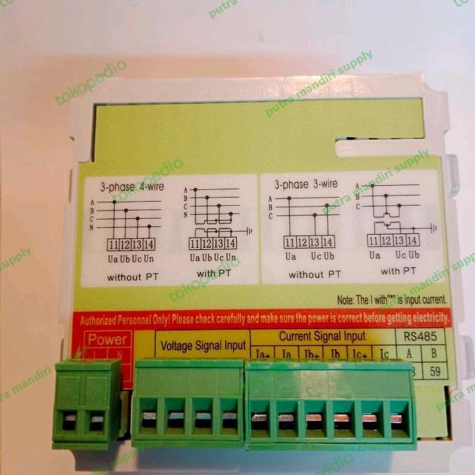 ampere meter digital 3 phase multi merk larkin