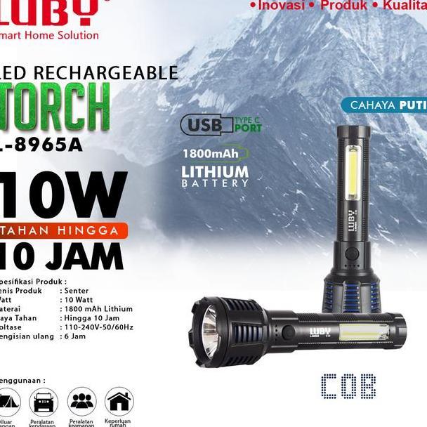 Flash Lht Atau Senter Luby Tipe L8965A