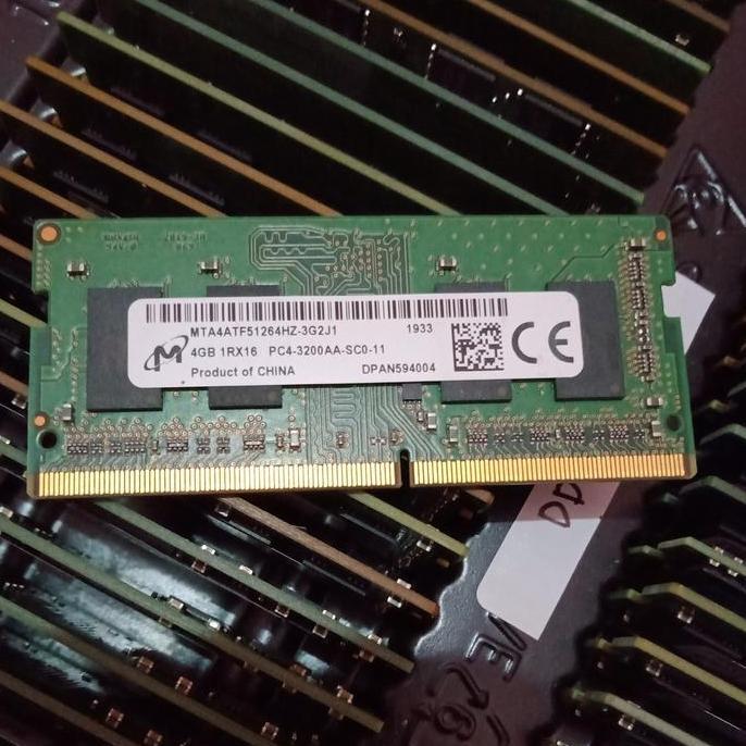 Sodimm ram memory laptop 4GB ddr4 pc4 3200aa 3200mhz MICRON