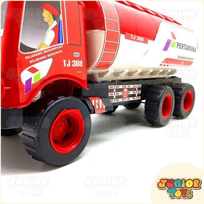 Mainan Mobil Truk Minyak Truk Tangki Pertamina Ukuran Besar 53 Cm
