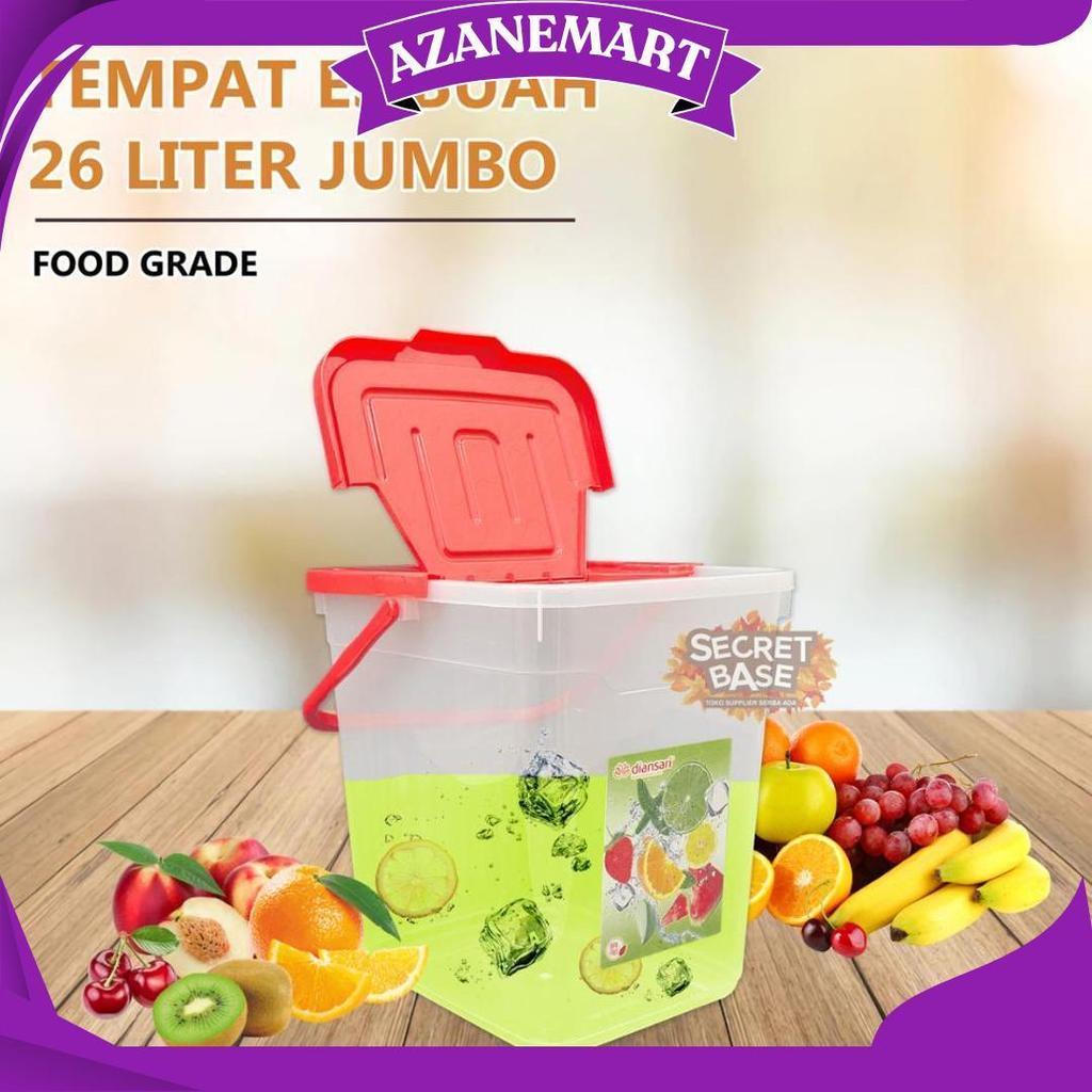 Toples Es Buah - Bonus Gayung / Tempat Es Buah Besar/ Aquarium Es Buah Cod