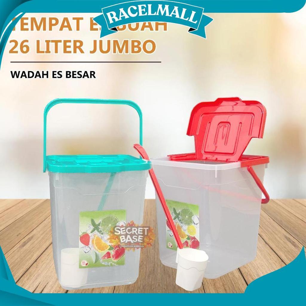 Toples Es Buah - Bonus Gayung / Tempat Es Buah Besar/ Aquarium Es Buah Ori
