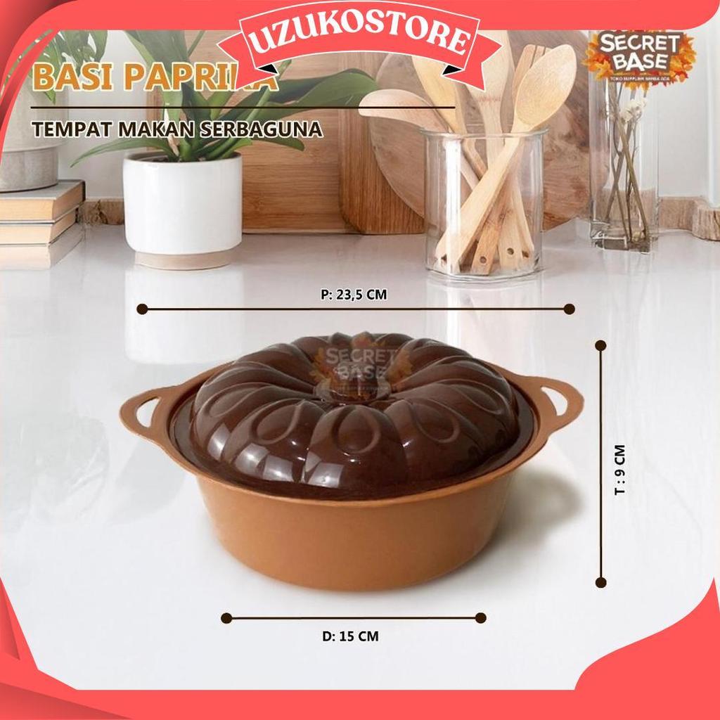 Basi Paprika - Tempat Lauk Prasmanan / Perabot Serba 2000 / Wadah / Tempat Saji Makanan Promo