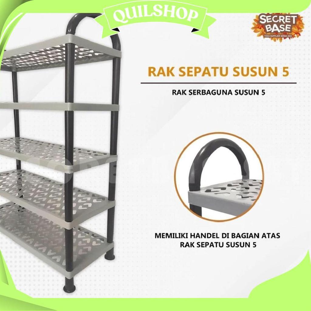 Rak Sepatu Susun - Rak Besar / Tempat Sandal / Rak Sepatu Kokoh Plastik Promo 10.10