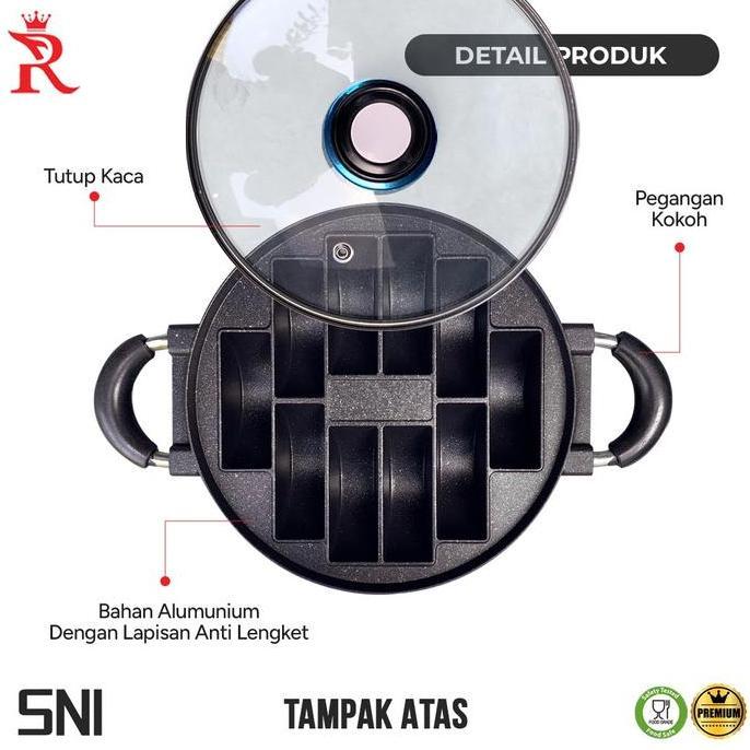 Wajan Cetakan Kue PUKIS Loyang Pukis Anti Lengket