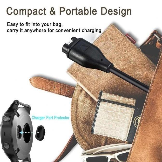 DF389>> CHARGER CABLE SMART WATCH GARMIN FORERUNNER 55 KABEL CASAN JAM TANGAN