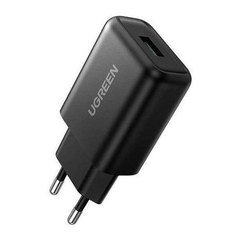 TERBARU - UGREEN 70273 CD122 Type-C Wall Charger with PD 3.0 18-watt Quick Charge 3 BLACK