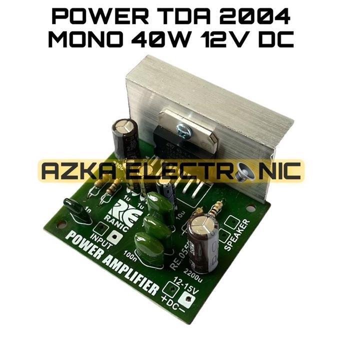 Kit Power Amplifier TDA 2004 Mono 12V DC 40W