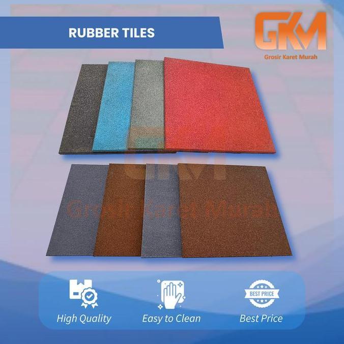 LANTAI FITNESS GYM FLOOR RUBBER MAT FLOORING KARPET KARET PUZZLE MATRAS RUBBER TILE FITNES PLAY PLAY
