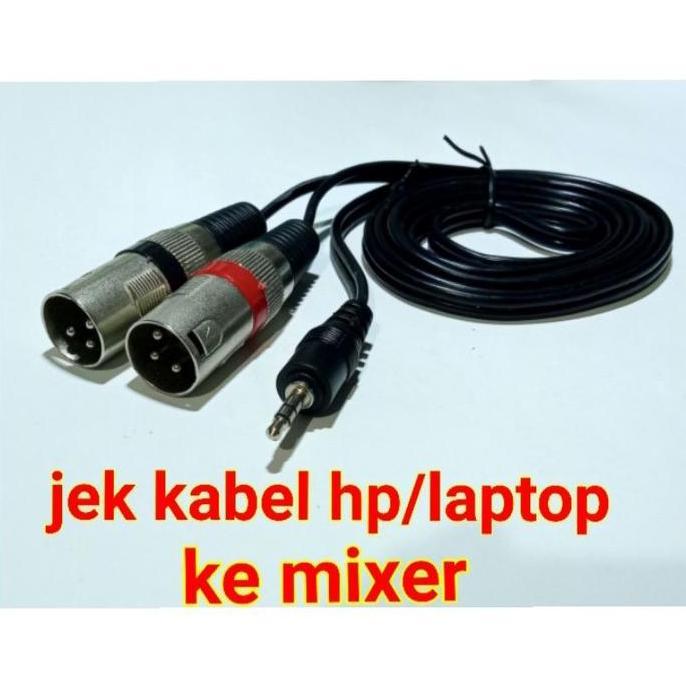 JEK KABEL HP/LAPTOP KE MIXER