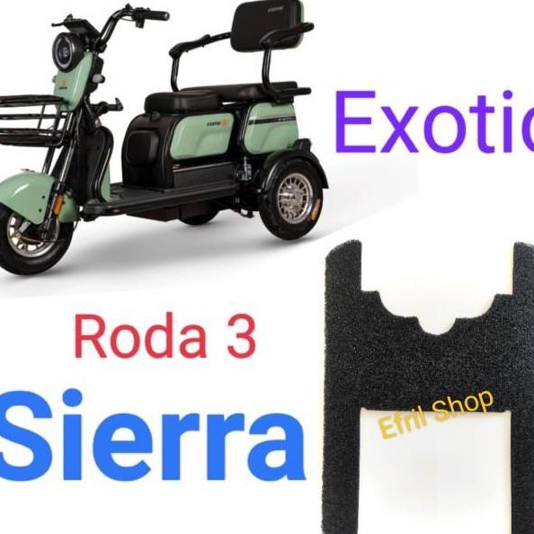 Alas Kaki Kaet Sepeda Motor Listrik Roda 3 Exotic Sierra Roda Ta