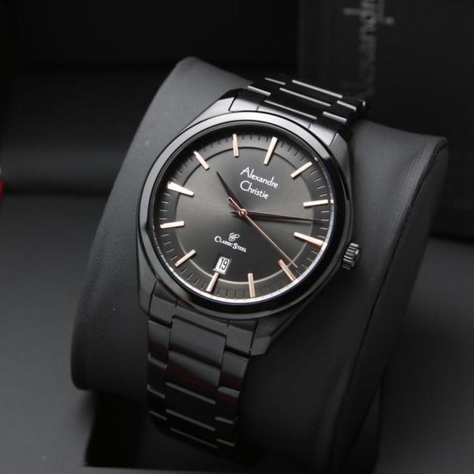 [ ORIGINAL ] Jam Tangan Pria / Cowok Alexandre Christi 8654 AC 8654