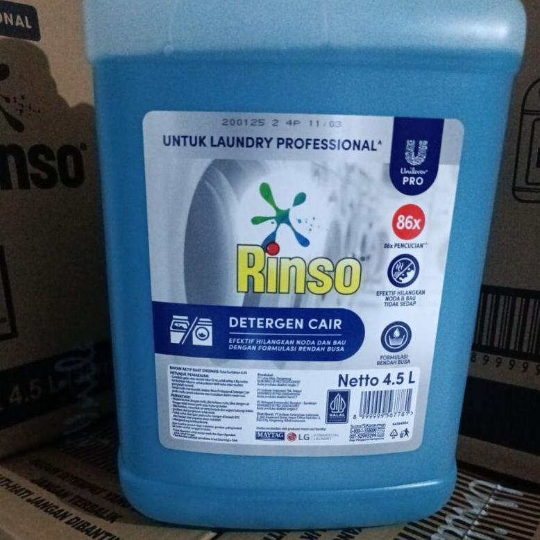 Rinso Cair 5 Liter / Rinso Matic 4,5 Liter Kebersihan