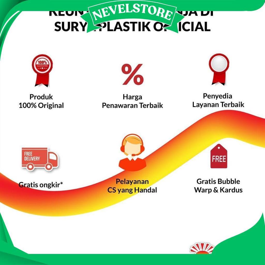 Selang Drip 20 Micron 4 Dim 50 Meter - Pipa 4 Inch Ori