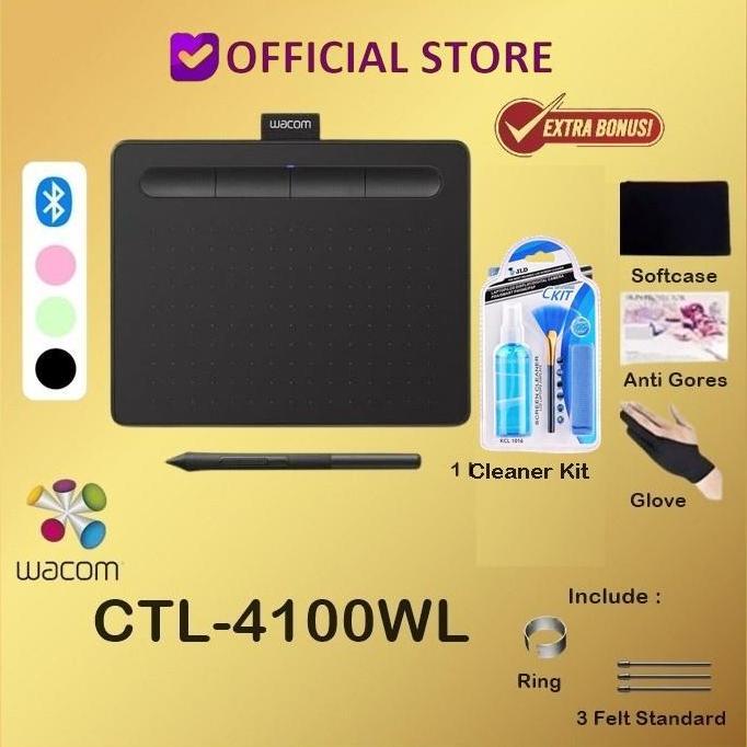'' Wacom Intuos Drawing Tablet Small Bluetooth CTL-4100 CTL 4100 CTL4100 ''