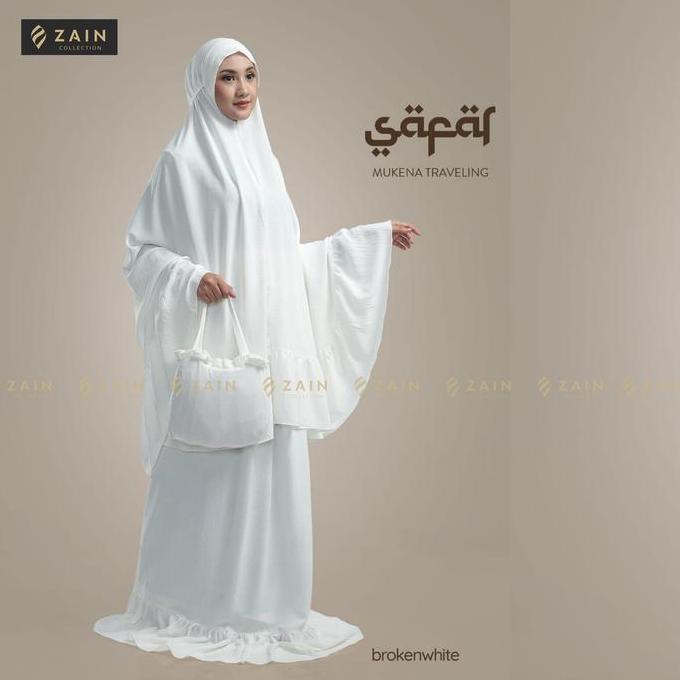 DF15 >> SAFAR>> Mukena dewasa traveling / Mukena Terbaru 2024 Mukena premium Mewah By ZAIN Collectio