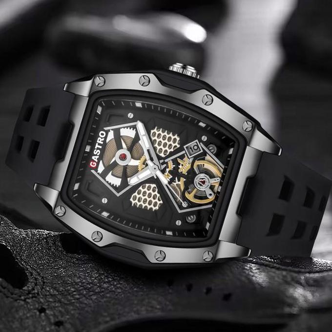 Gastro Jam Tangan Pria Sport D30 RM 4 Rubber Water Resistant 3 ATM Watches