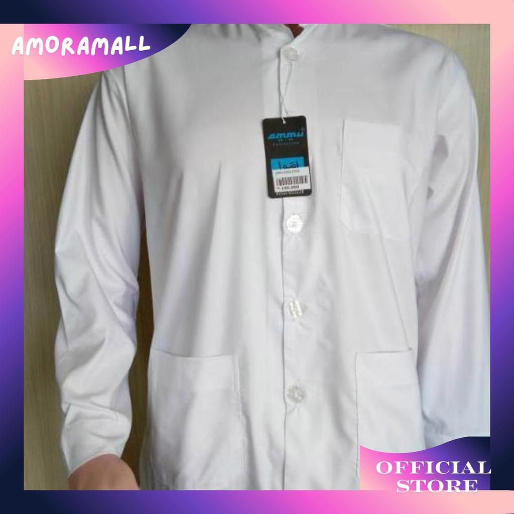 Baju Koko Ammu Original Putih Polos Sale