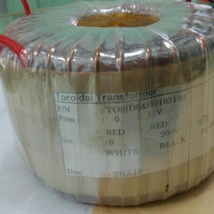 Trafo charger Toroid 50A 0 -13.5V-26V Travo Donat Merk MDK