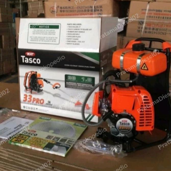 LOLOPECHKA Mesin Potong Rumput TASCO 33 Pro//Mesin Babat Rumput TASCO