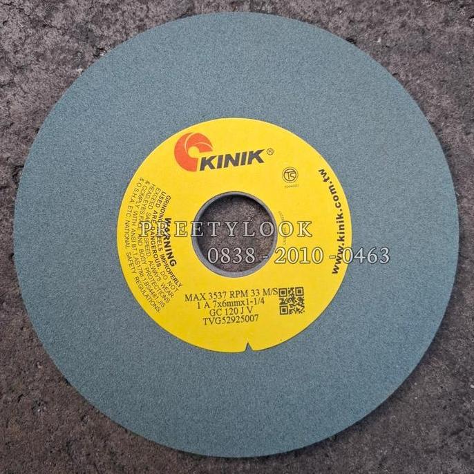 MORIFOYU batu gerinda duduk 7 inch kinik 180 x 6 x 31.75 1A GC 120 JV.